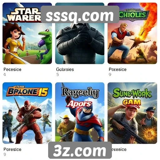 Comparativo de jogos populares disponíveis em sssq.com